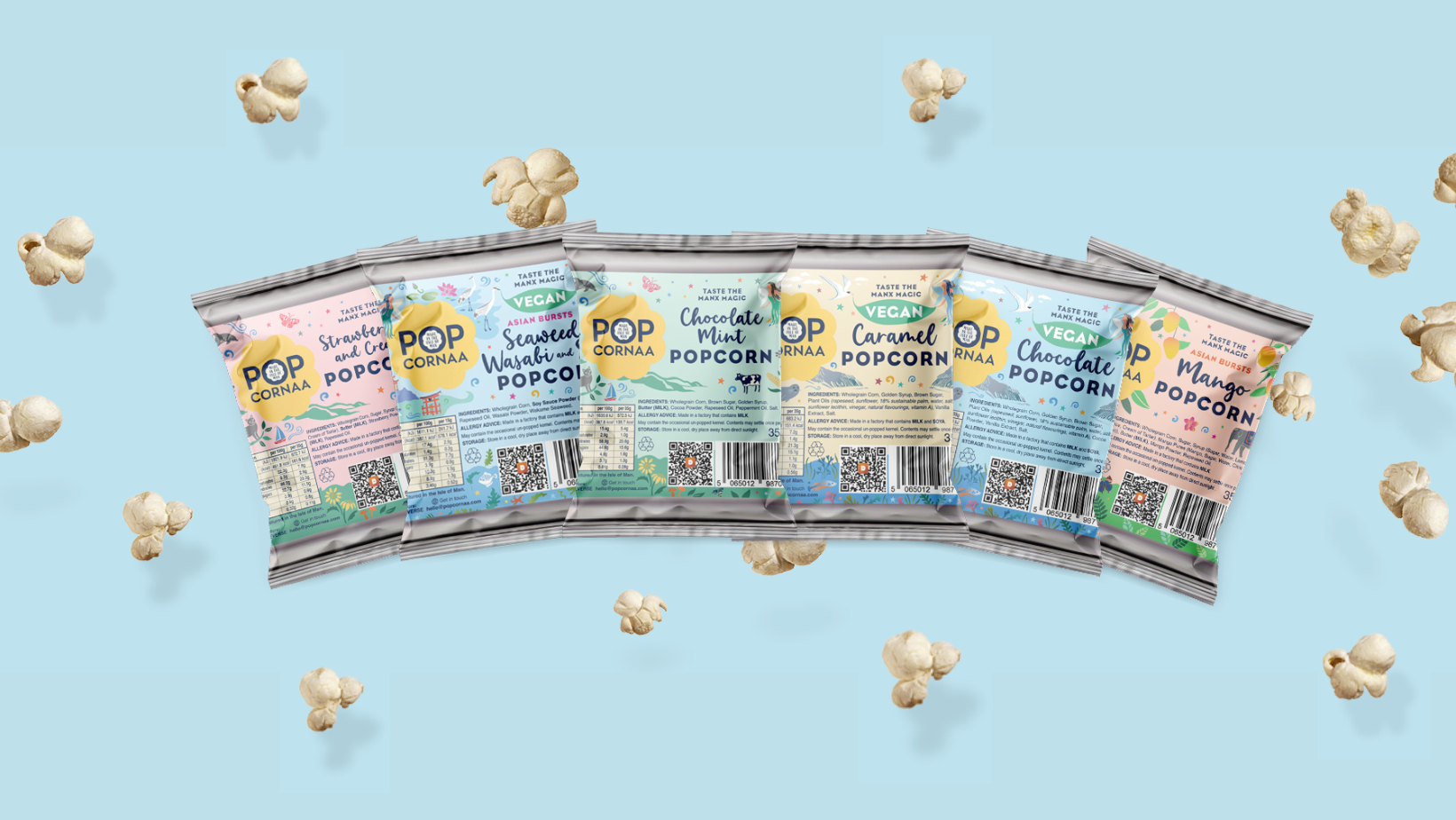 popcorn snack flavours